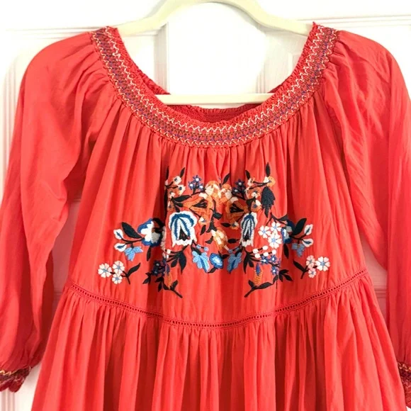 ☘️ 3/$17 Free People *flaw Sunbeams A-Line Dress XS - Picture 3 of 12